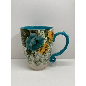 Pioneer Woman Floral Mug Shadow Rose